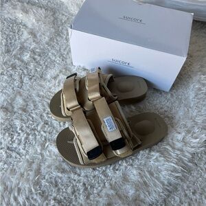 Suicoke Beige Sandals